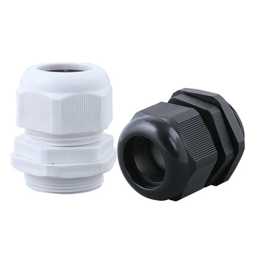 Nylon waterproof connector wire seal fixed head m20 locking pg11/21/16/9/7 cable connector threading