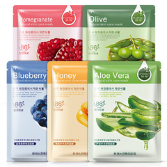 Han Chan Blueberry Aloe Vera Mask, Soothing and Moisturizing Mask, Hydrating and Moisturizing Mask, Women's Skin Care Products Wholesale