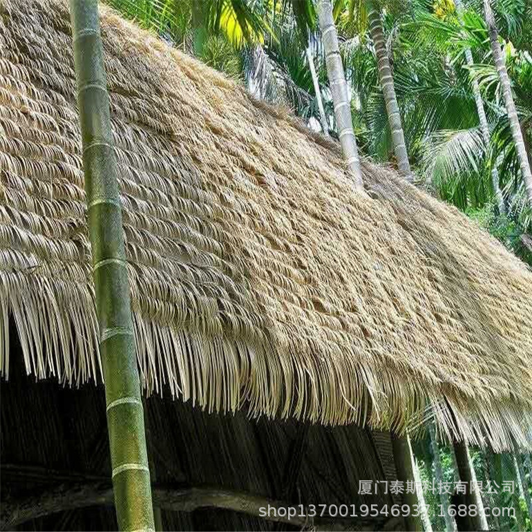 PVC flame retardant artificial fake wooden house natural real plastic roof fireproof plastic thatch straw PVC flame retardant artificial fake wooden house natural real plastic roof fireproof plastic thatch straw