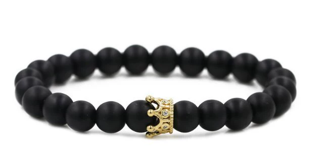 Beaded bracelet, 8mm, micro incrustation, Aliexpress
