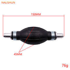 Car hand oil pump car boat hand pinch ball aluminum alloy one-way hand pump 6/8/10/12 gasoline pump oil suction device