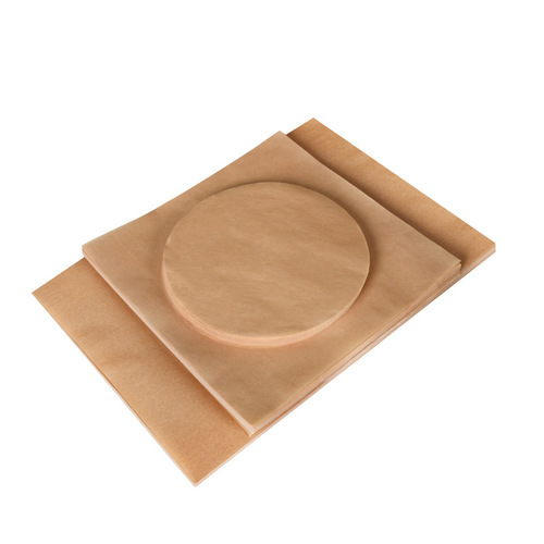 Manufacturer wholesale natural color baking double-sided silicone paper high temperature resistant food pad paper barbecue paper thickened non-stick barbecue paper