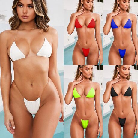 See Through Swim Foreign Trade Cross-border Ultra Light Bikini Transparent Belt