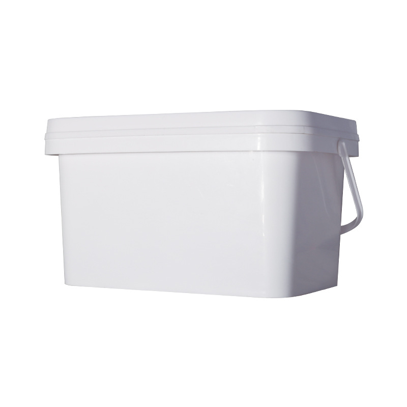 3L长方形塑料桶 3升长方桶 3L长方形手提桶 3公斤方形塑料桶