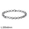 Accessory stainless steel, chain, bracelet suitable for men and women, European style, Amazon, simple and elegant design, punk style, wholesale