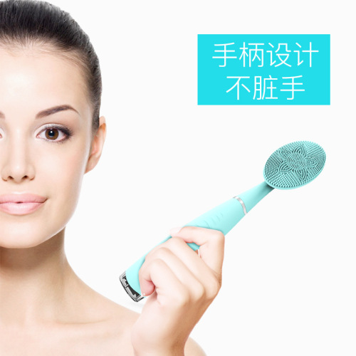 The New Smart Silicone Electric Facial Cleanser, Cleansing Device, Face Wash Gadget, Unisex Facial Cleansing Machine, Deep Pore Cleanser