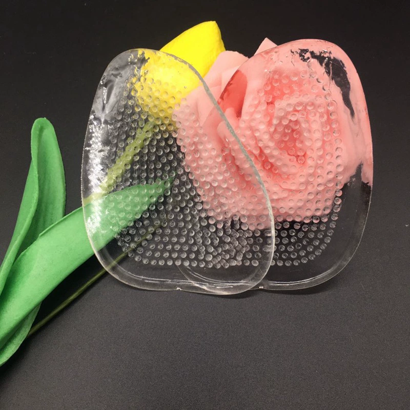 Transparent half insoles, non-slip massager, doormat, increased thickness