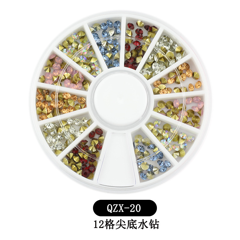 12 그리드 날카로운 바닥 컬러 다이아몬드-20