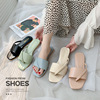Summer slippers, fashionable slide, beach footwear, 2020, Korean style, soft sole