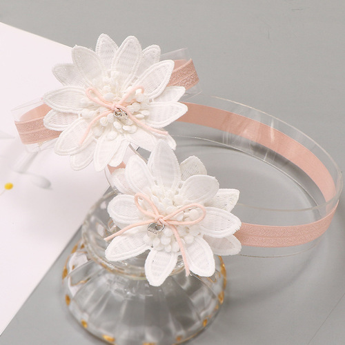 Sweet children's flower lace headband 60109 Bubba same hair accessories Cute baby girl's bow headband