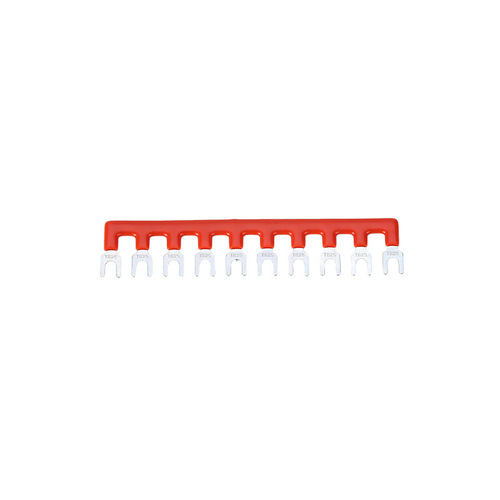 TB2510 terminal block connecting piece 10-position terminal copper connecting strip shorting strip shorting strip bus brass