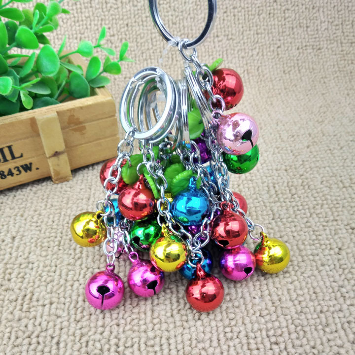 A1544 tres bola Bell llavero colgante Yiwu tienda de 2 yuanes tienda de dos yuanes fábrica al por mayor