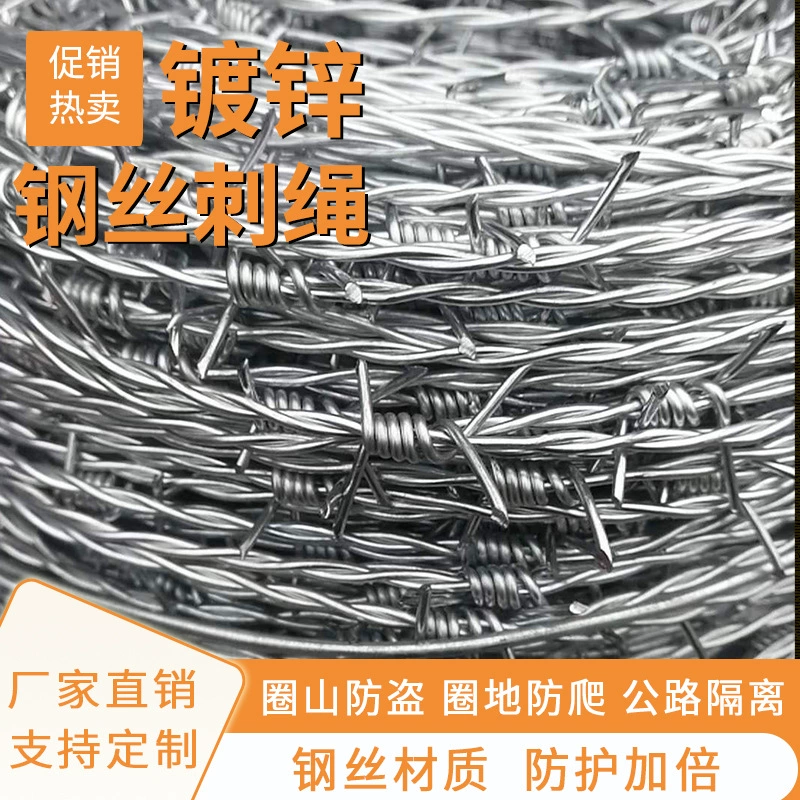 Забор из нержавеющей стали с колючей проволокой для защиты от восхождения по горным склонам, антивандальная колючая проволока.