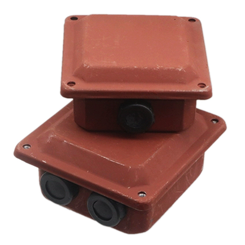 Y2-112-132接线盒  68*68mm 加厚铁皮皮垫 三相电机配件接线盒