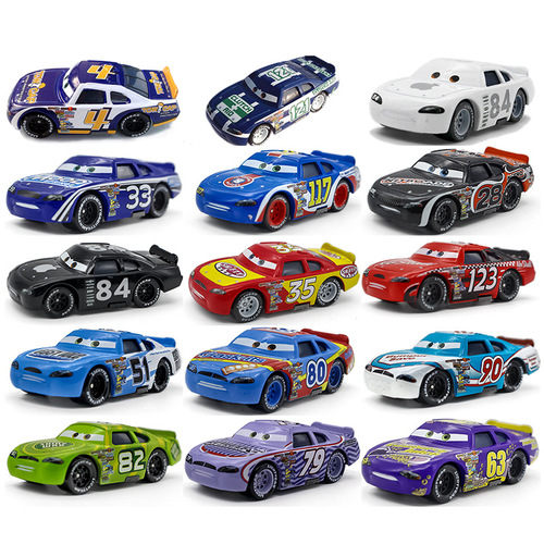 Mixed Batch Racing Car Model Number Car 4, 28, White Apple 51, 8, 36