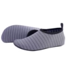 Gray-thin striped rubber thick bottom