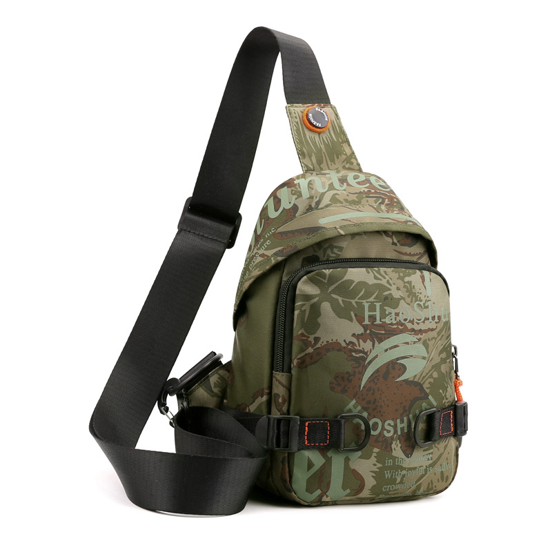 Especial transfronterizo para el nuevo bolso de pecho de los hombres al aire libre tendencia de la moda bolso bandolera multifuncional bolsa de viaje de almacenamiento de teléfono móvil