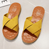 Summer slippers, slide, beach footwear, 2020, Korean style, soft sole