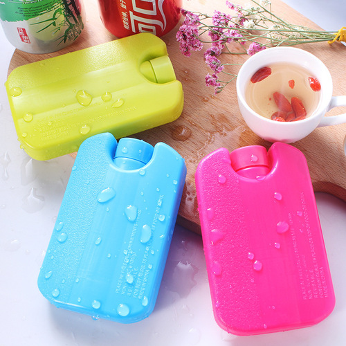 Ice plate ice box plastic ice bag blue ice wholesale cool storage agent gel air conditioning fan ice crystal box pet cooling