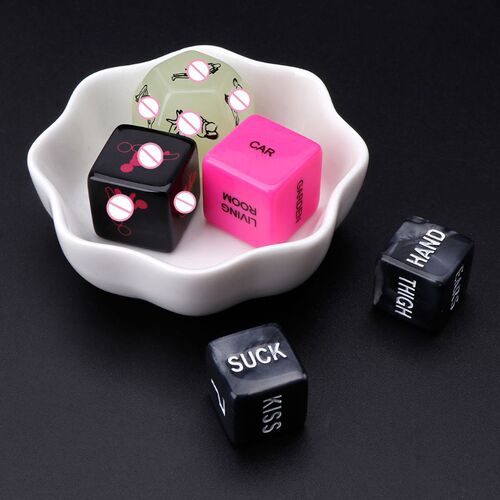 Cross-border supply, English couple dice, men's and women's fun supplies, 5-pack