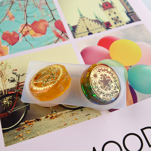 Silicone mold pendant silicone mold DIY cross-section multi-specification copper paste cross-border crystal glue mold