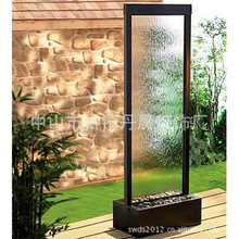 流水墙 水幕墙 水幕屏风，玻璃流水屏风，流水瀑布，玄关隔断