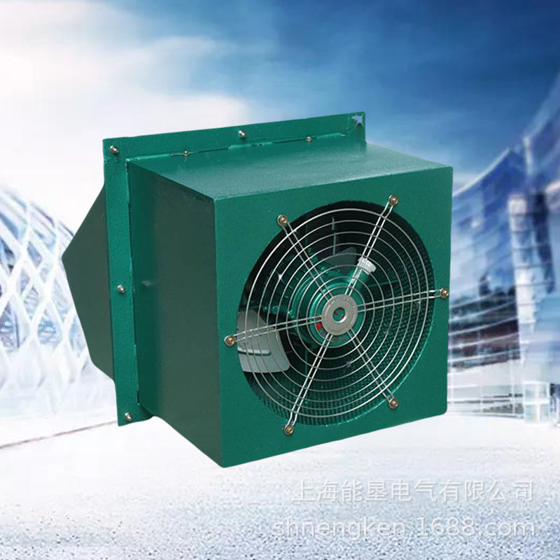 低噪声壁式边墙风机WEXD-450方形轴流风机 可用于局部通风