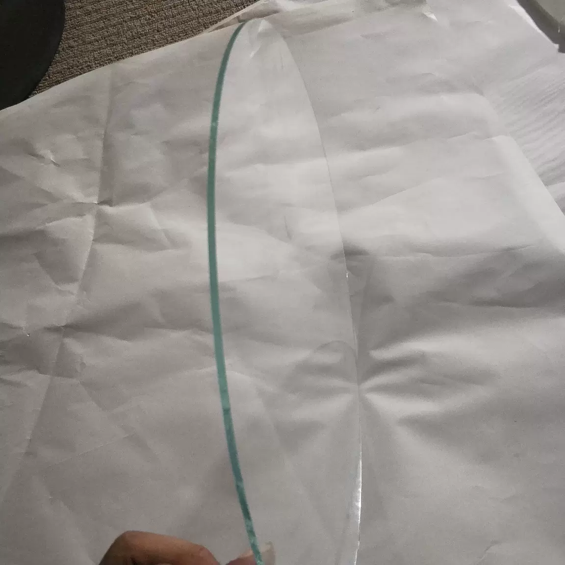 1-10mm平板玻璃厂家 普通圆形玻璃片 透明白色玻璃 灯具玻璃定 制