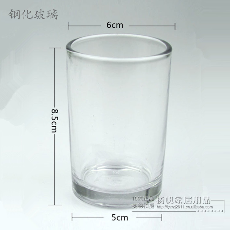 Wholesale Glass Tempered Small Meal Cup Beer Water Cup Hotel Supplies Wine Cup Liquor Disinfection Tableware Advertising logo
