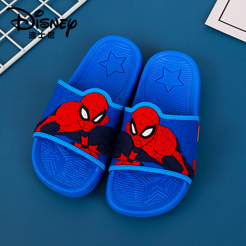 [30% de descuento en la compra] Disney Summer New Marvel Indoor Antideslizante Home Ice Snow Children's Zapatillas exteriores