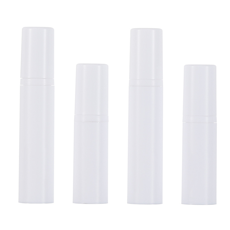 En stock como blanco vacío spray botella muestra vacío emulsión prensa botella viaje conveniente botella de embalaje