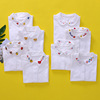 Japanese summer shirt suitable for men and women, T-shirt, with embroidery, with short sleeve