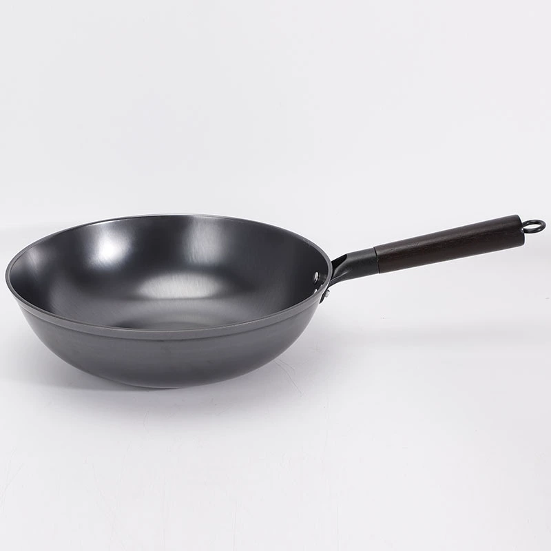 Iron pot cast iron pot stainless frying pot raw iron cooker is really stainless, non -stick, no coating, fried cooker, electromagnetic cooker universal