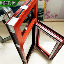 工地工程钢制平开固定防火窗金属断桥铝隔音窗铝合金窗防火落地窗