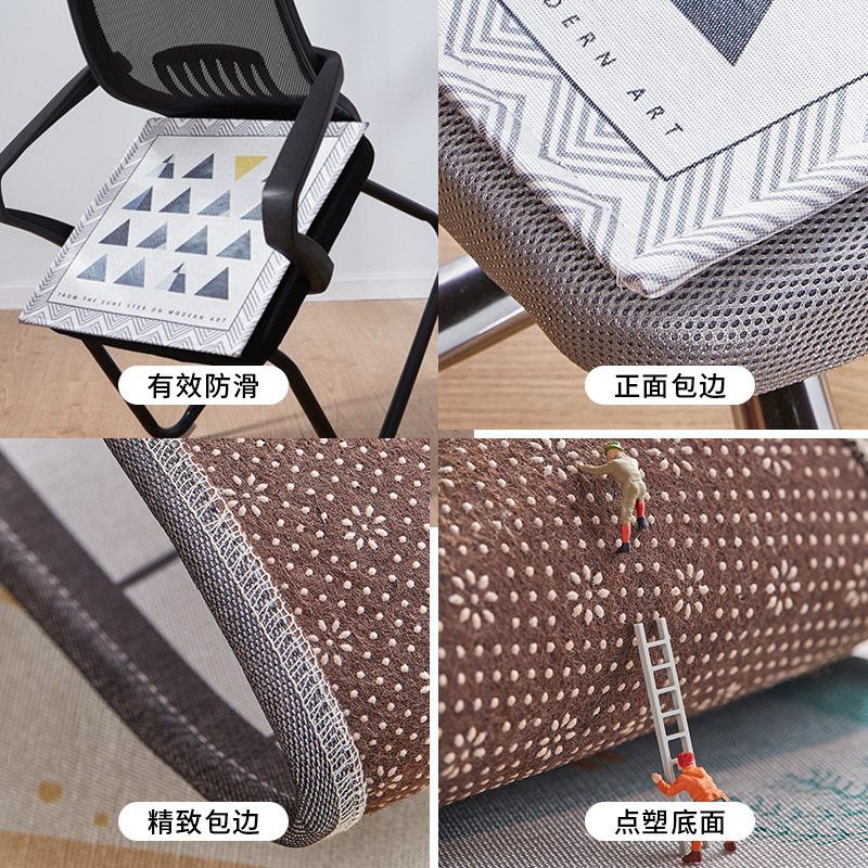 Procesamiento personalizado asiento transpirable de verano alumno de silla de verano asiento asiento de silla de oficina asiento de panty cojín