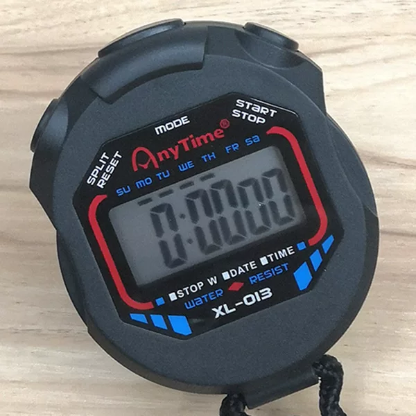 XL-013 Multi-function Waterproof Stopwatch Timer Sports Stopwatch Running Chronograph Electronic Stopwatch genuine goods Multi-channel