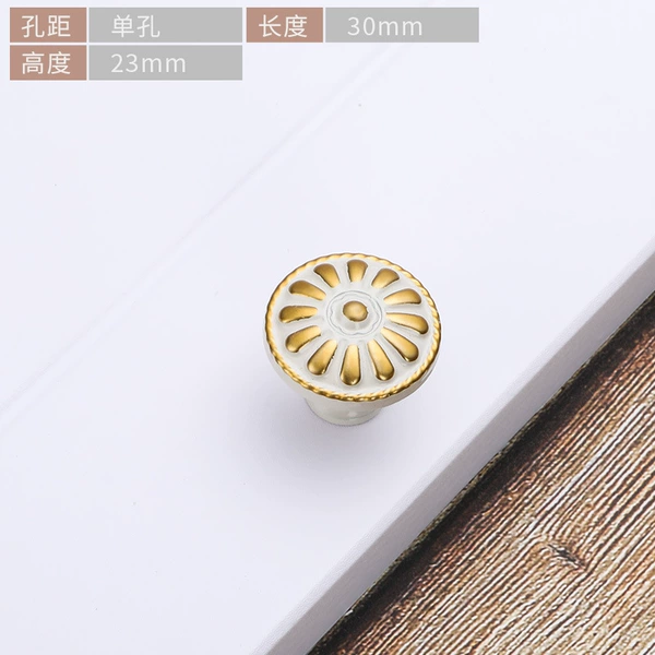 Single hole-ivory white