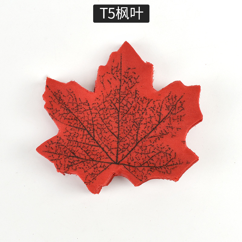 Hoja de arce roja T5 (100PCS)