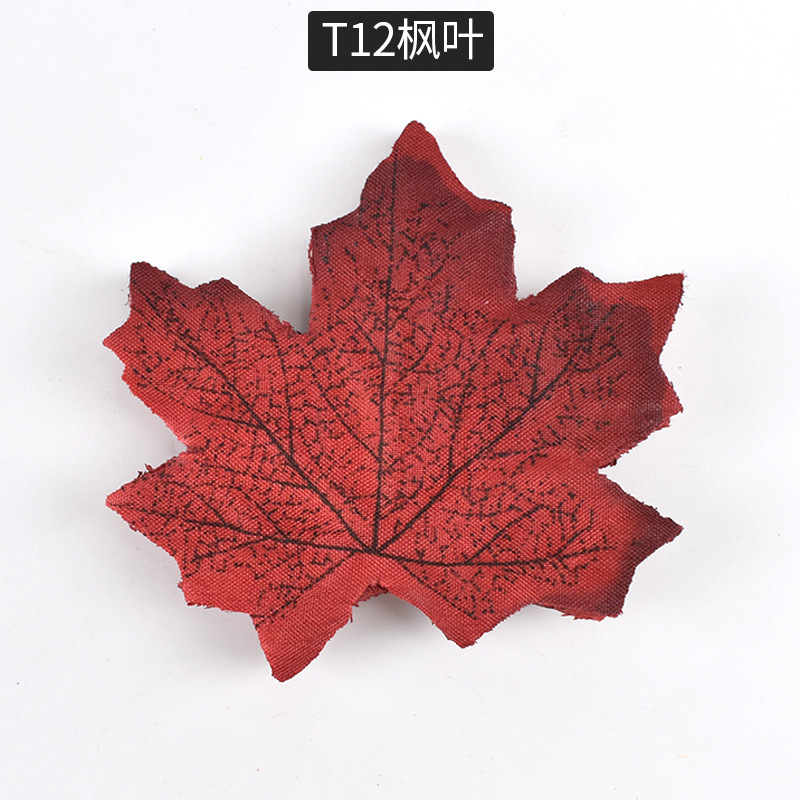 T12 hoja de arce rojo profundo (100PCS)