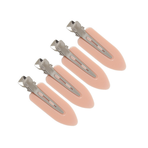 White Deer's same style seamless hairpin for women, side forehead bangs, small clip, makeup hairpin, duckbill clip, headwear