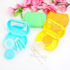 891 cute cartoon contact lenses box care box partner box kitten pupil box glasses box