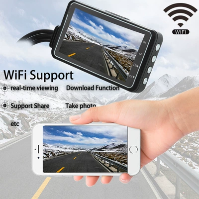 and Rear Camera Motorcycle – Motorcycle driving recorder