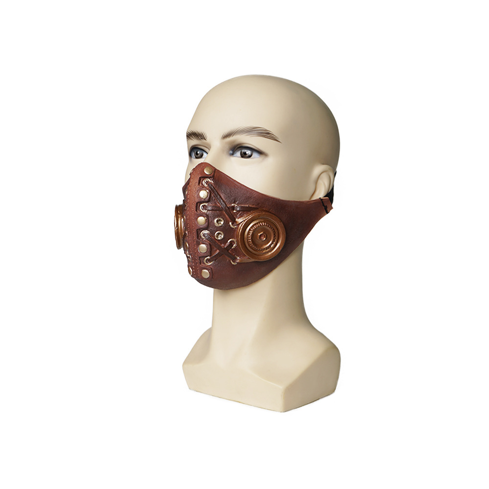 Fábrica en stock suministro nuevo creativo máscara de látex personalidad creativa media cara etapa accesorios de maquillaje máscara de látex
