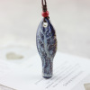 Retro ceramics, whistle, necklace, accessory for beloved, sweater, long pendant, mid-length, wholesale