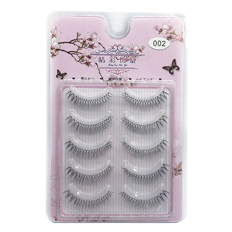 Transparent lengthening long false eyelashes for eyelashes