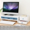 ◇❥❥Double-layer shelf + three drawers [Spruce Blue] + Double-layer office cabinet [Spruce Blue] ❥❥◇