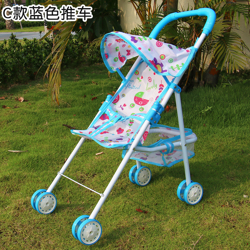 Cochecito de bebé de hierro al por mayor directo con muñeca de simulación