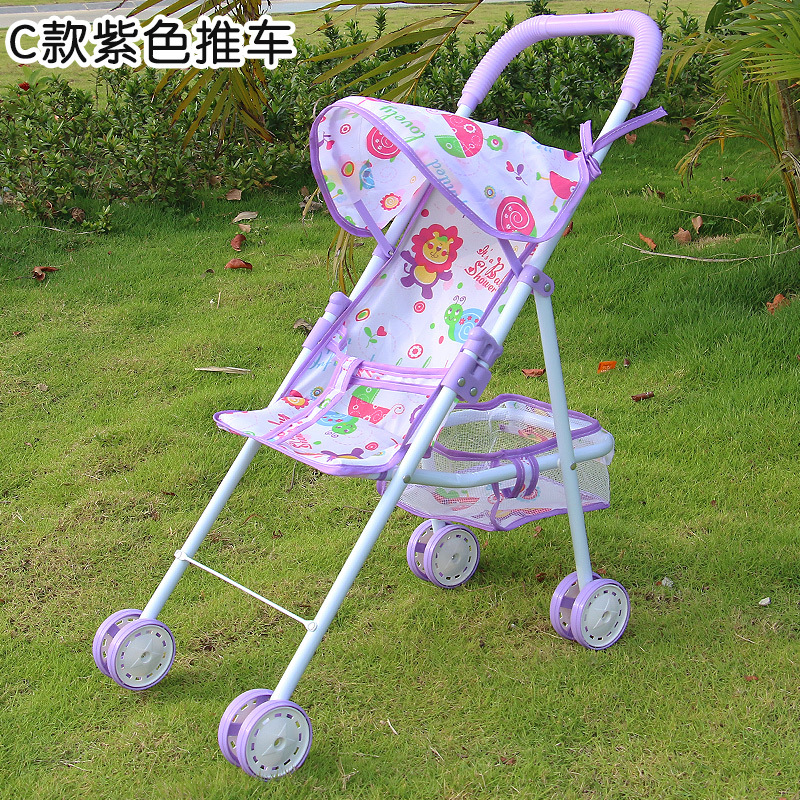 Cochecito de bebé de hierro al por mayor directo con muñeca de simulación