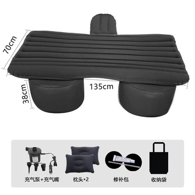 Vehicle-mounted inflatable bed – Bed Inflatable Pad - new-distribution-split-pier-black