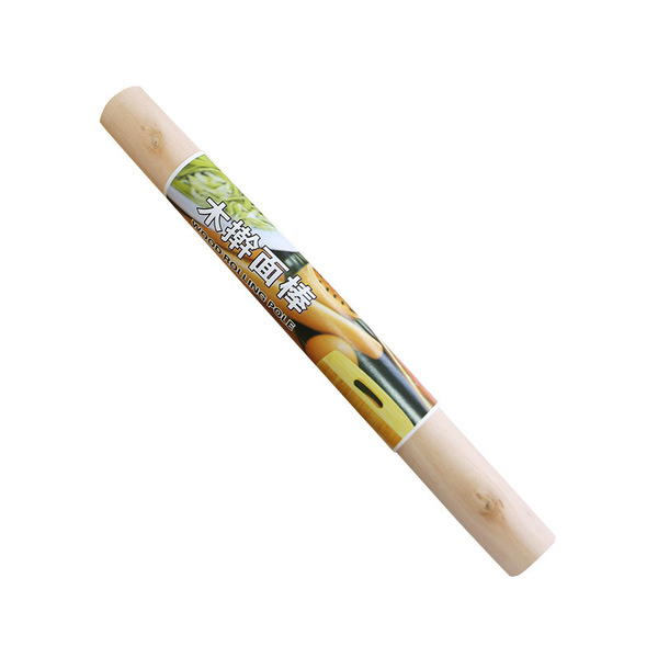 Solid Wood Rolling Pin for Home Use, Small Size for Dumpling Wrappers, Kitchen Stick, Thickened Noodle Pressing Stick, Non-Stick Baking Tool, Wooden